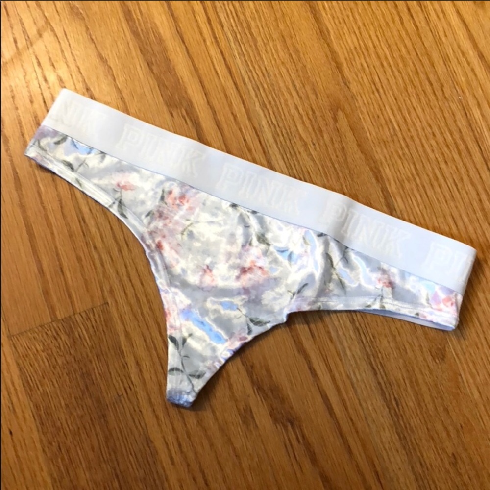 PINK logo thong
